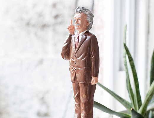 Einstein Solarfigur | dekorative Figur mit Solarantrieb