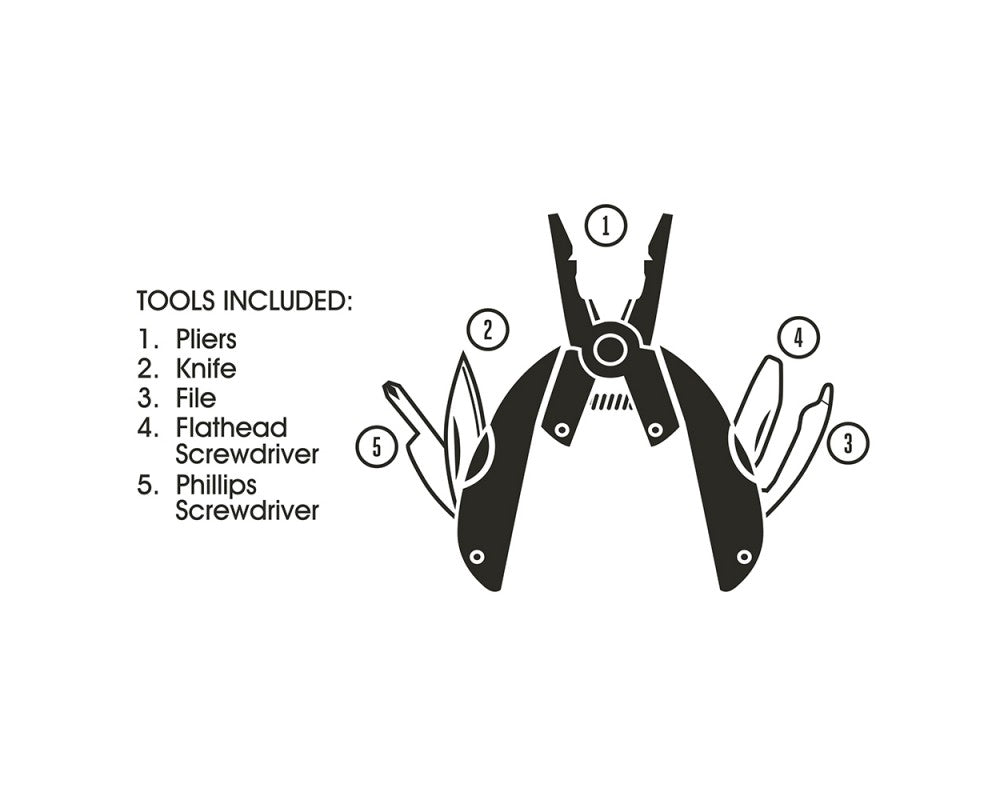 Pocket Multi Tool i mini størrelse - Gentlemens Hardware