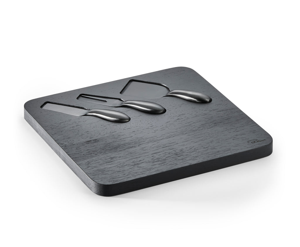 Elegant ostebrætsæt med 3 specialdesignede knive - Fromage - Philippi Design