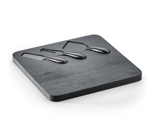 Elegant ostebrætsæt med 3 specialdesignede knive - Fromage - Philippi Design