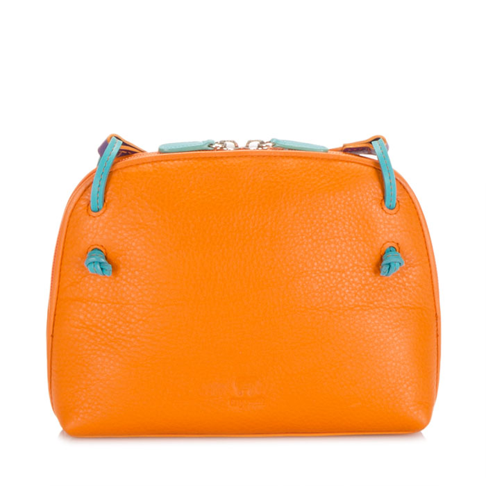 Mywalit  Rio Small Zip Top  – lille crossover-taske i læder - style 1970