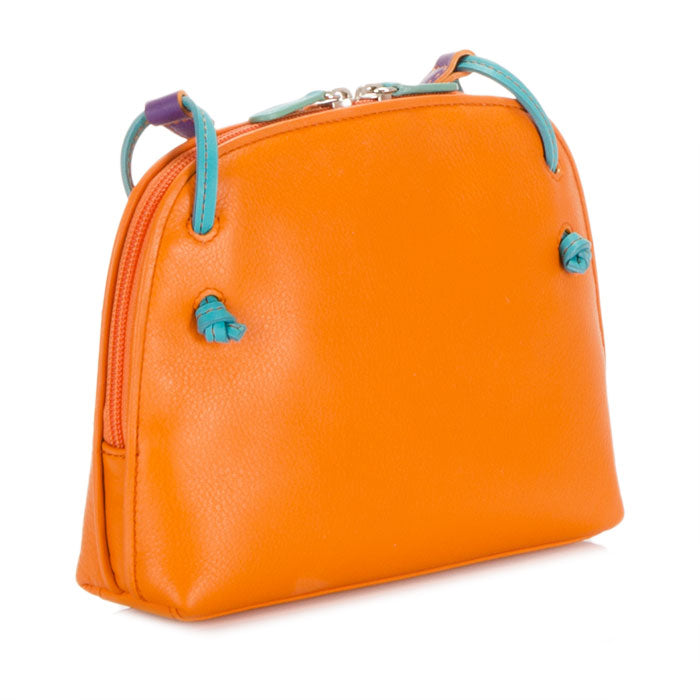 Mywalit  Rio Small Zip Top  – lille crossover-taske i læder - style 1970