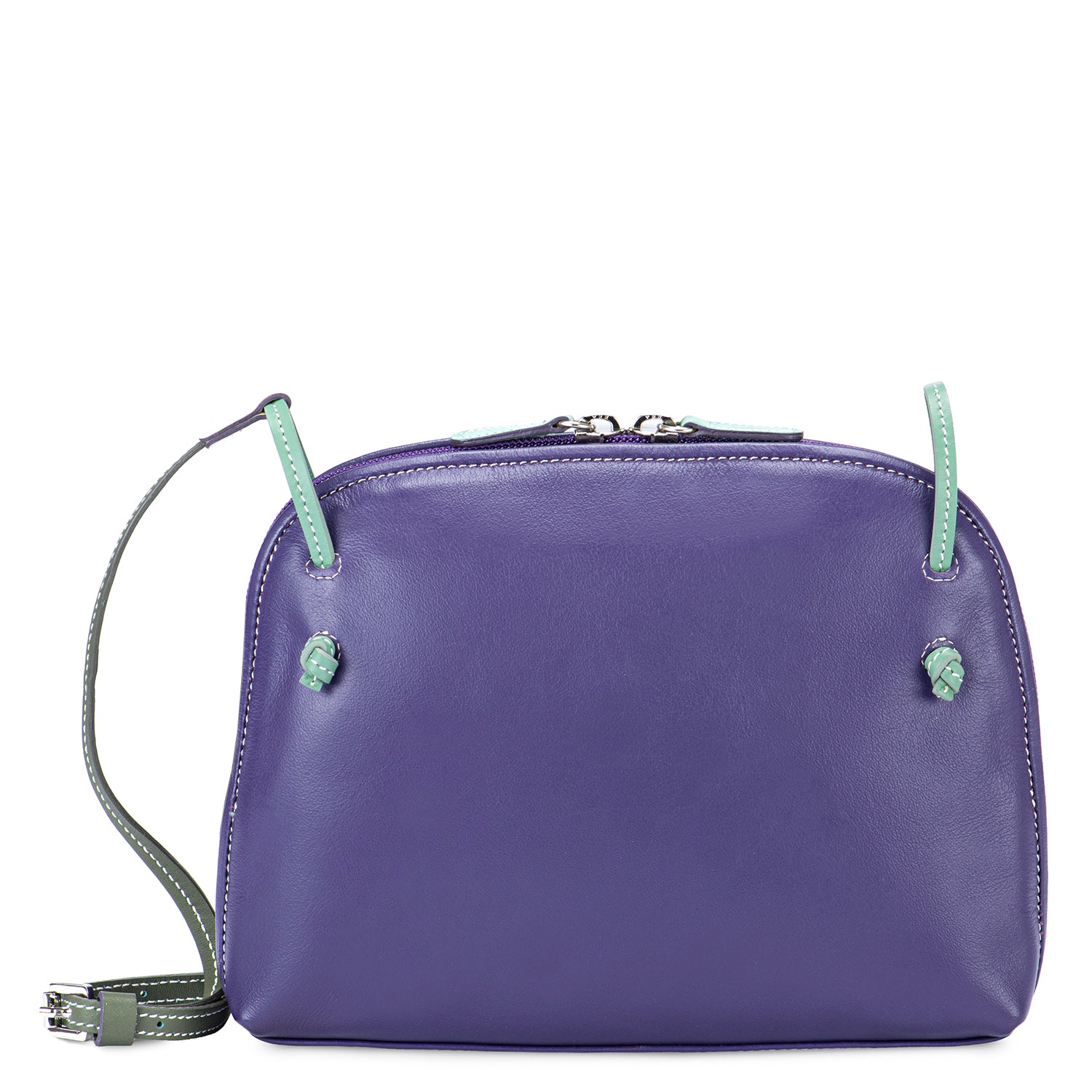 Mywalit  Rio Small Zip Top  – lille crossover-taske i læder - style 1970