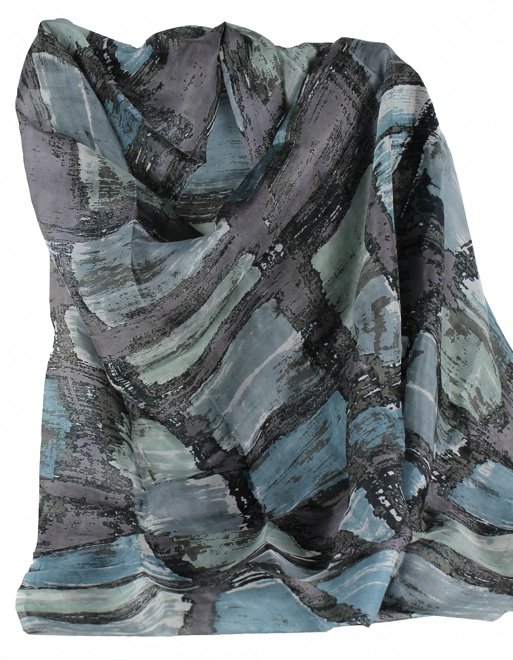 Scarf - 100% Silk - Summer Rain - Aperitif