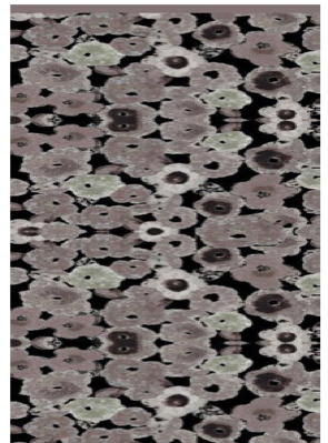Aperitif Shawls – Muted Blossom Silk Scarf – 100% Silk – Elegant Floral Pattern