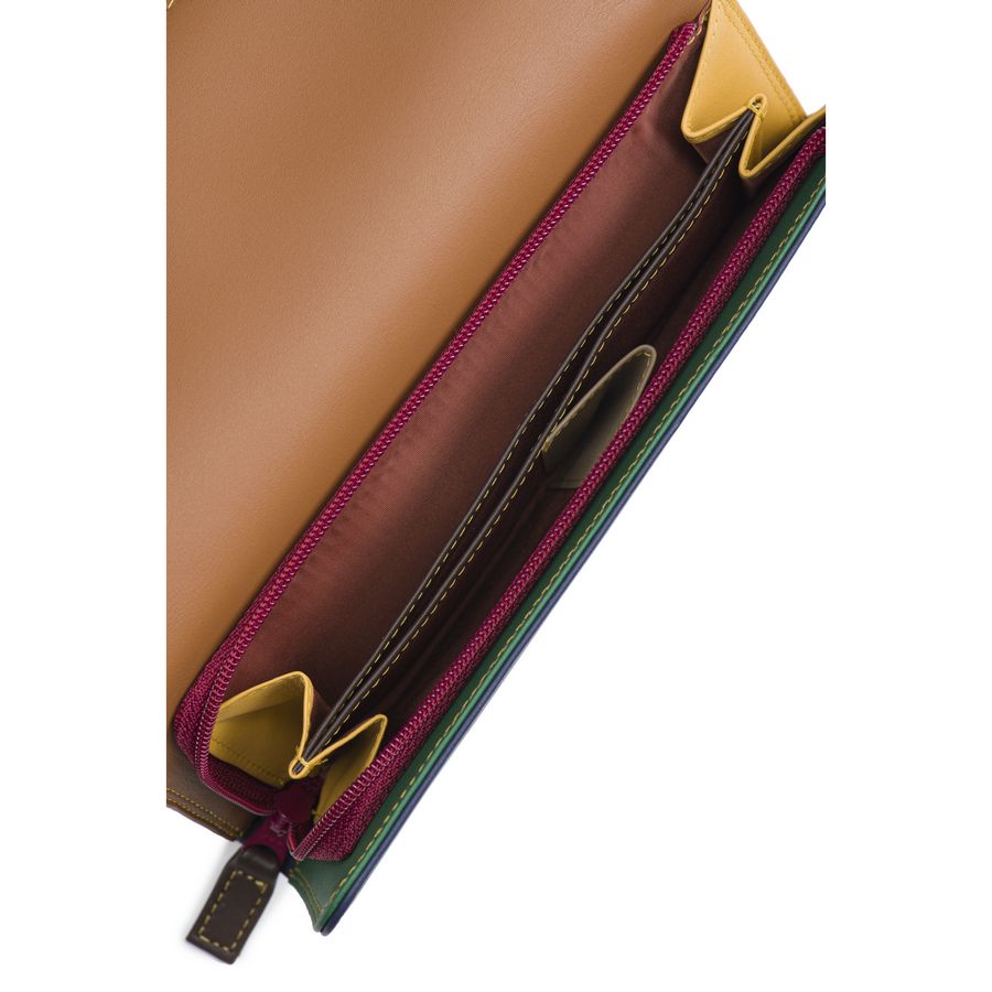 Mywalit purse with space for 14 cards - Tri-fold w/Outer Zip Purse - style 269