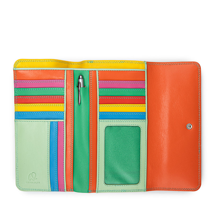 Mywalit purse with space for 14 cards - Tri-fold w/Outer Zip Purse - style 269