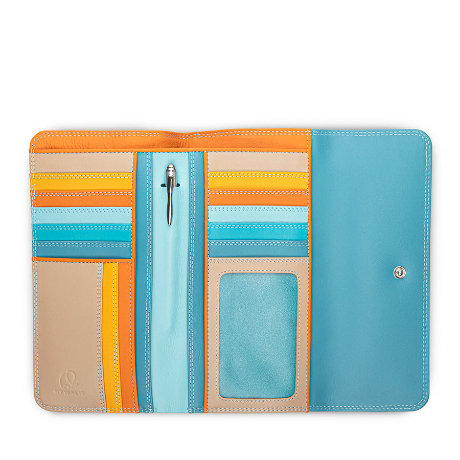 Mywalit purse with space for 14 cards - Tri-fold w/Outer Zip Purse - style 269
