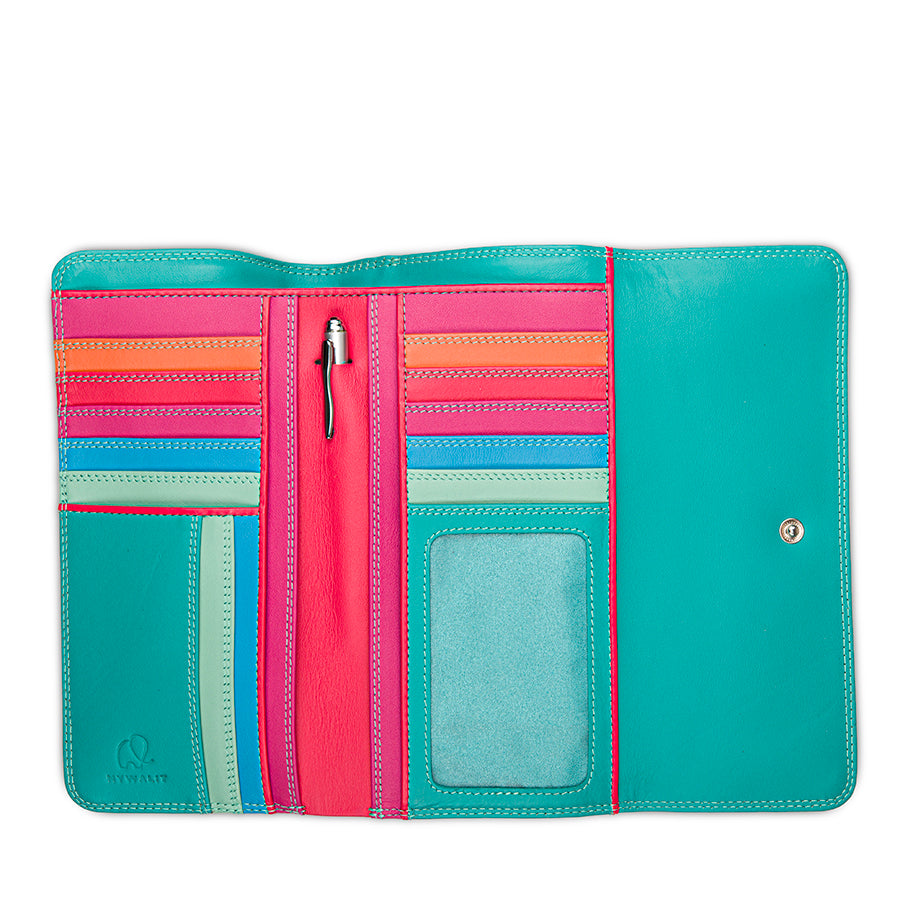 Mywalit purse with space for 14 cards - Tri-fold w/Outer Zip Purse - style 269