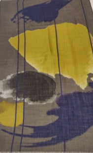 Scarf - 100% Wool - Khaki Base - 33141E