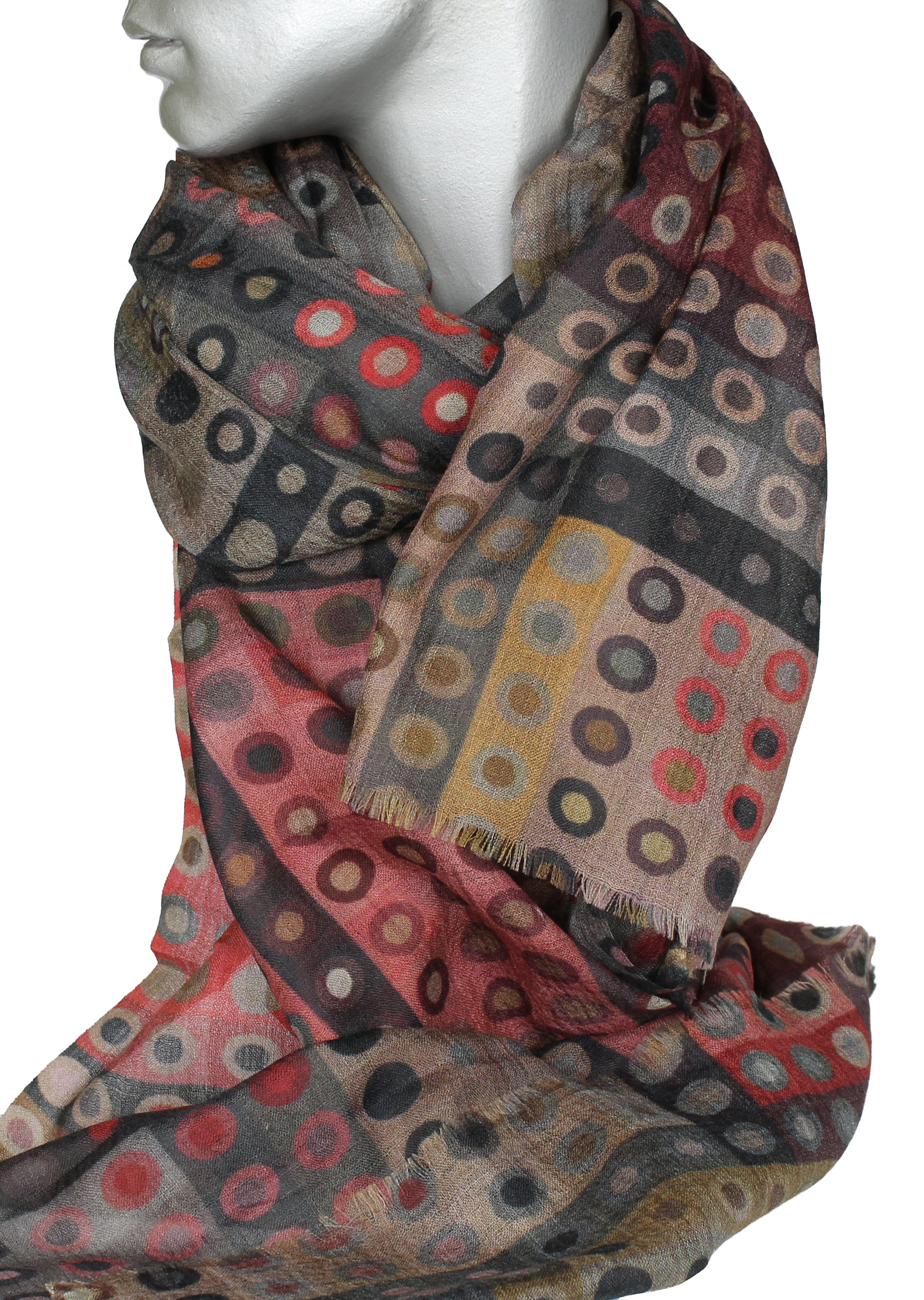 Schal – 100 % Wolle – Hearthy Geo – 33142D