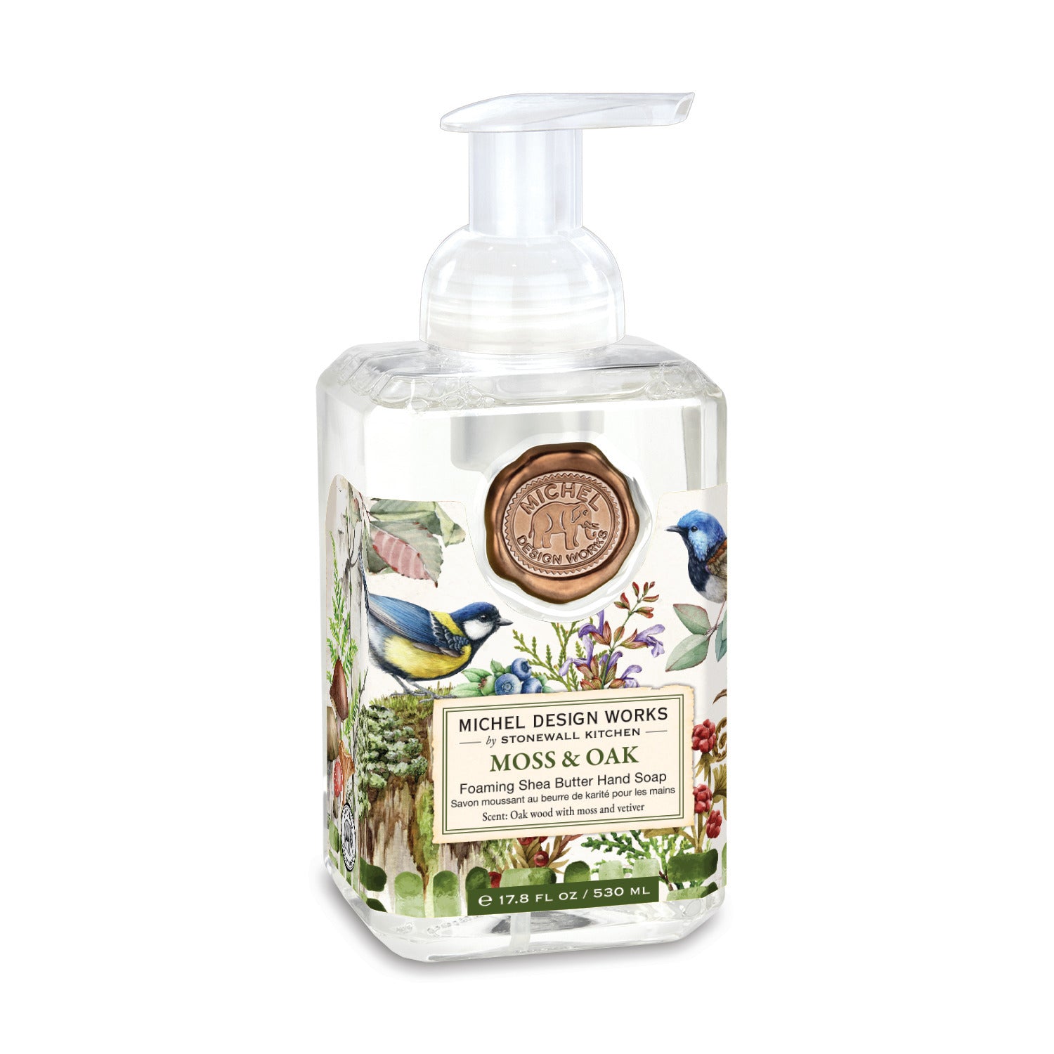 Schaumseife mit Aloe - Michel Design Works - Moos & Eiche