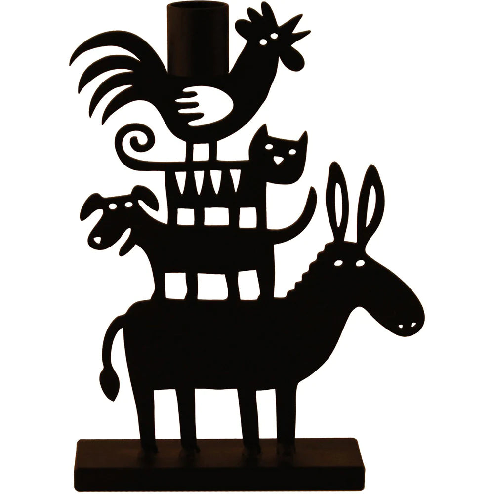 Candlestick - Donkey pyramid - small - Bengt & Lotta