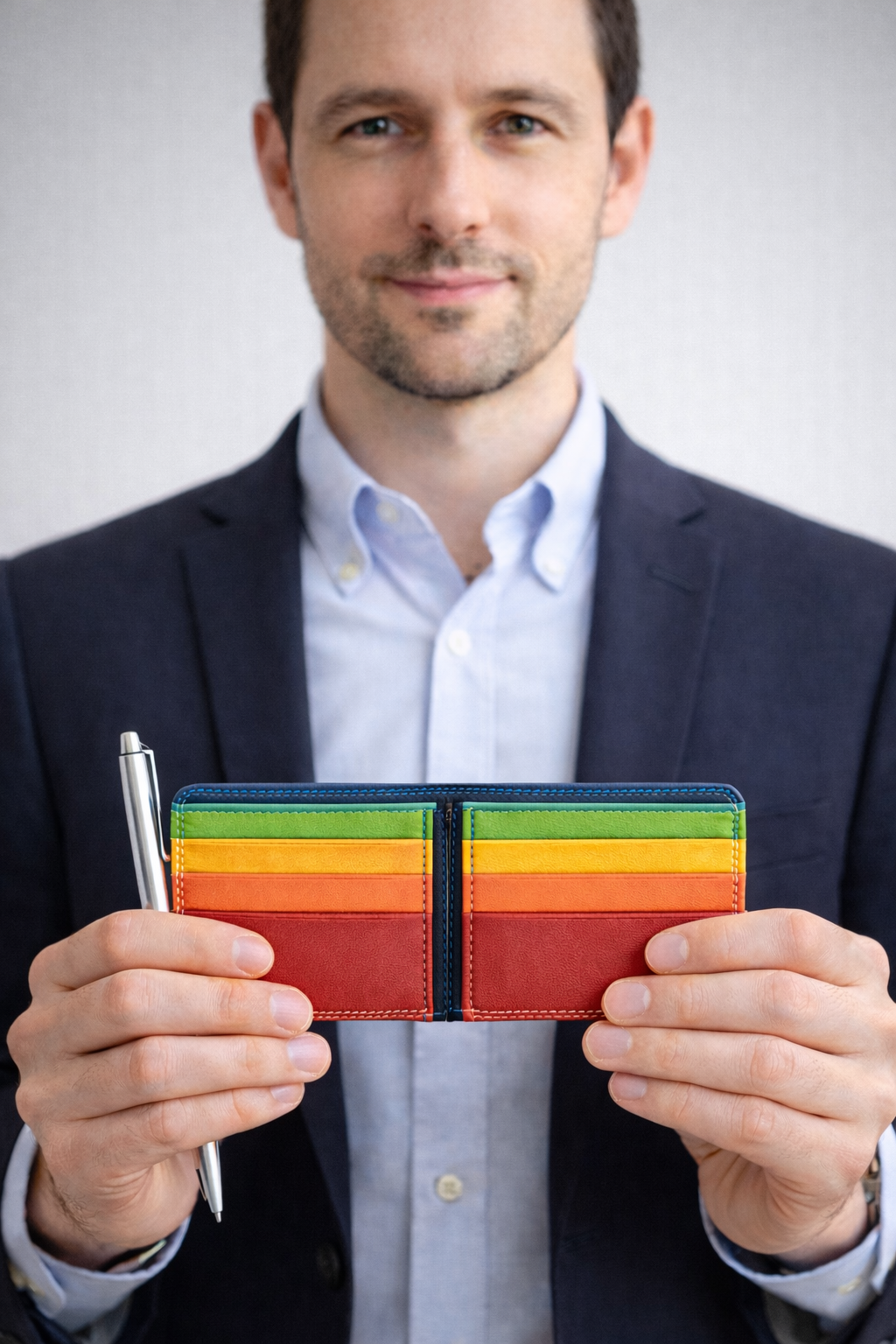 Mywalit - RFID Slim Money Clip Wallet – Elegante und sichere Kartenhülle – Stil 4504