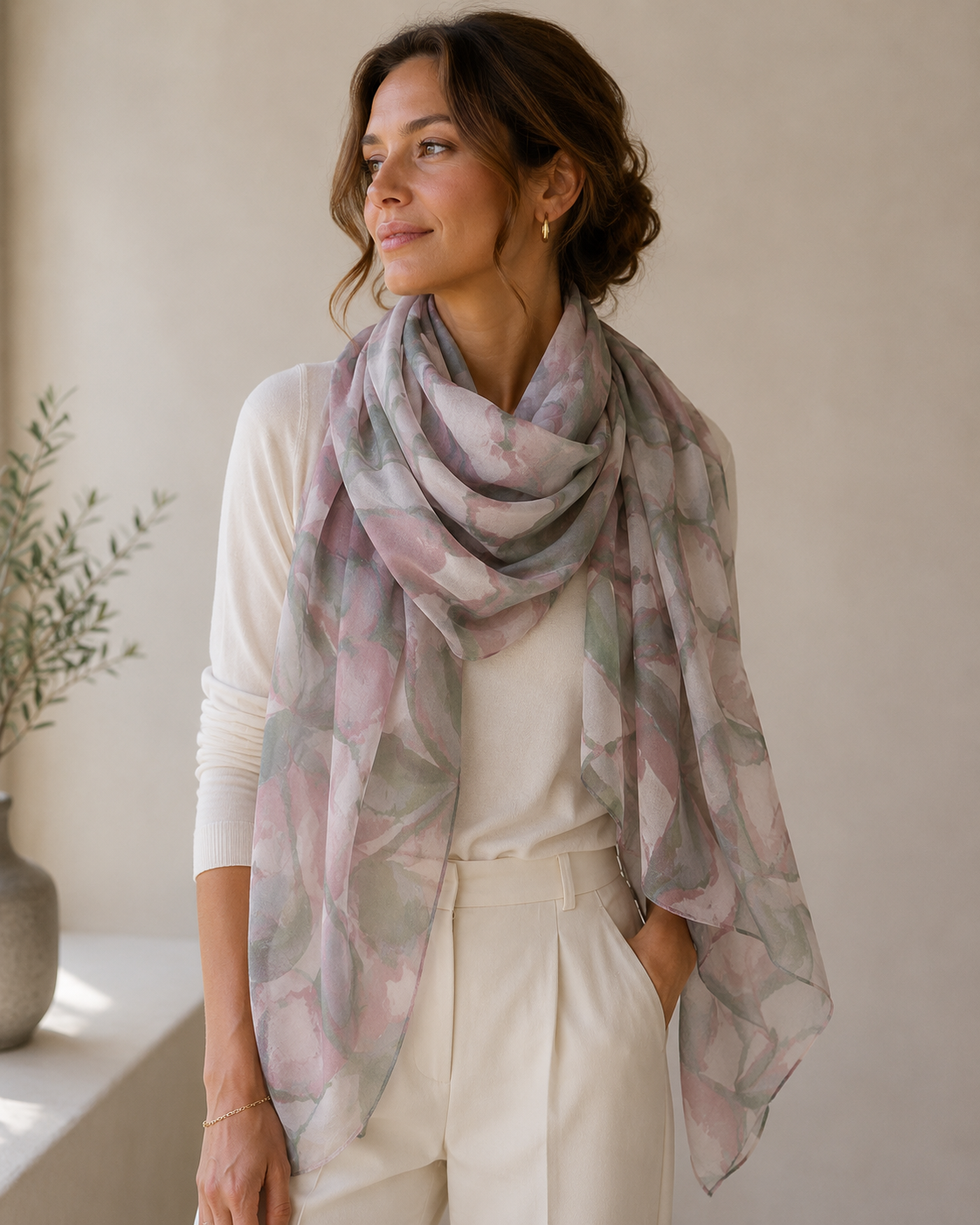 Halstuch - Aperitif - 100% Seide - 22158B