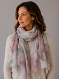 Tørklæde - Aperitif - Khaki Rose - 100% silke - 22137B