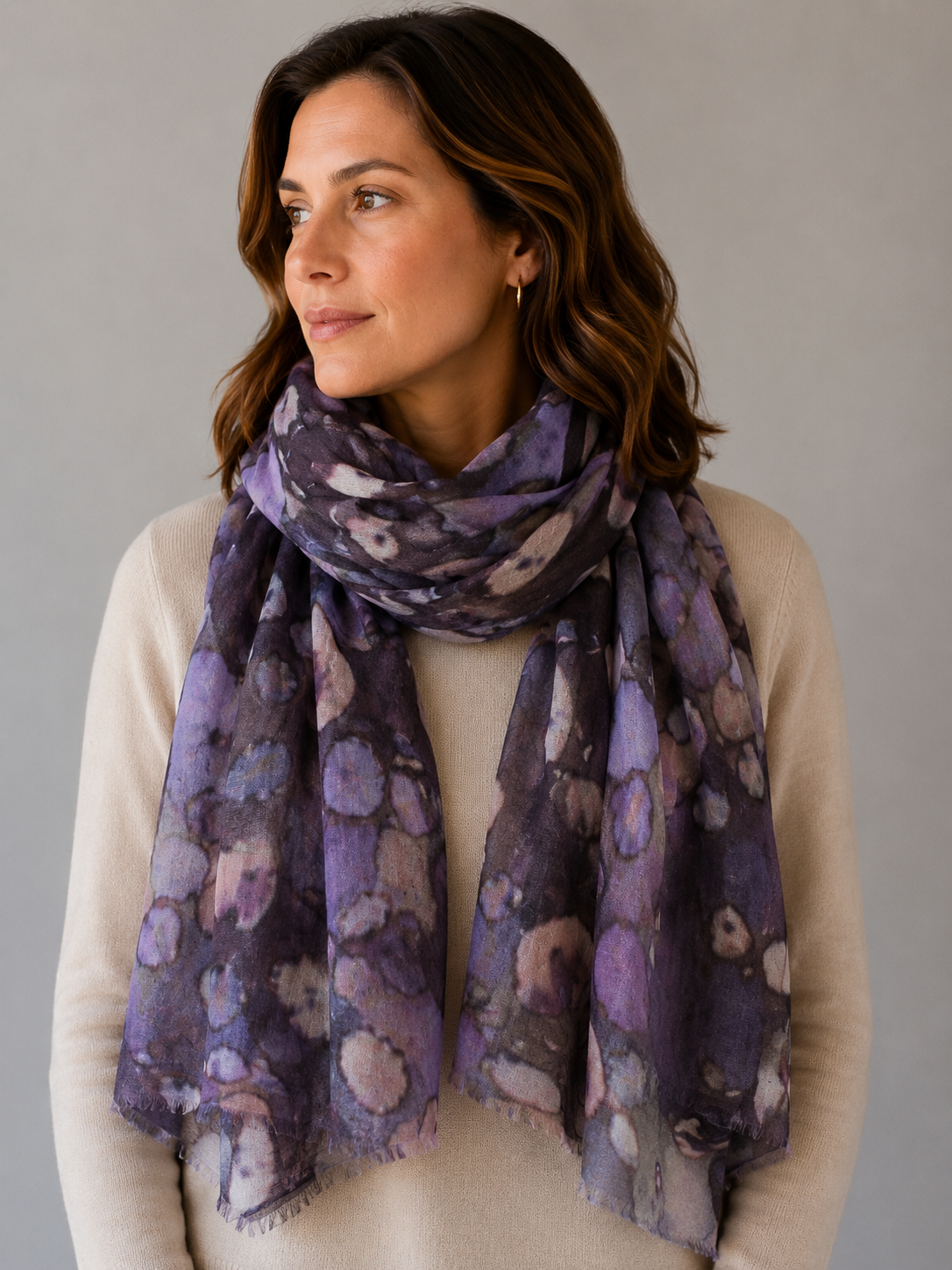 Scarf - Aperitif Shawls - modal/wool - 55215