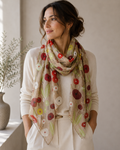 Tørklæde - 100% silke - Field of Flower Mudra - 22106G