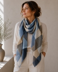 Scarf - 100% silk - Sealine Light - 22059B