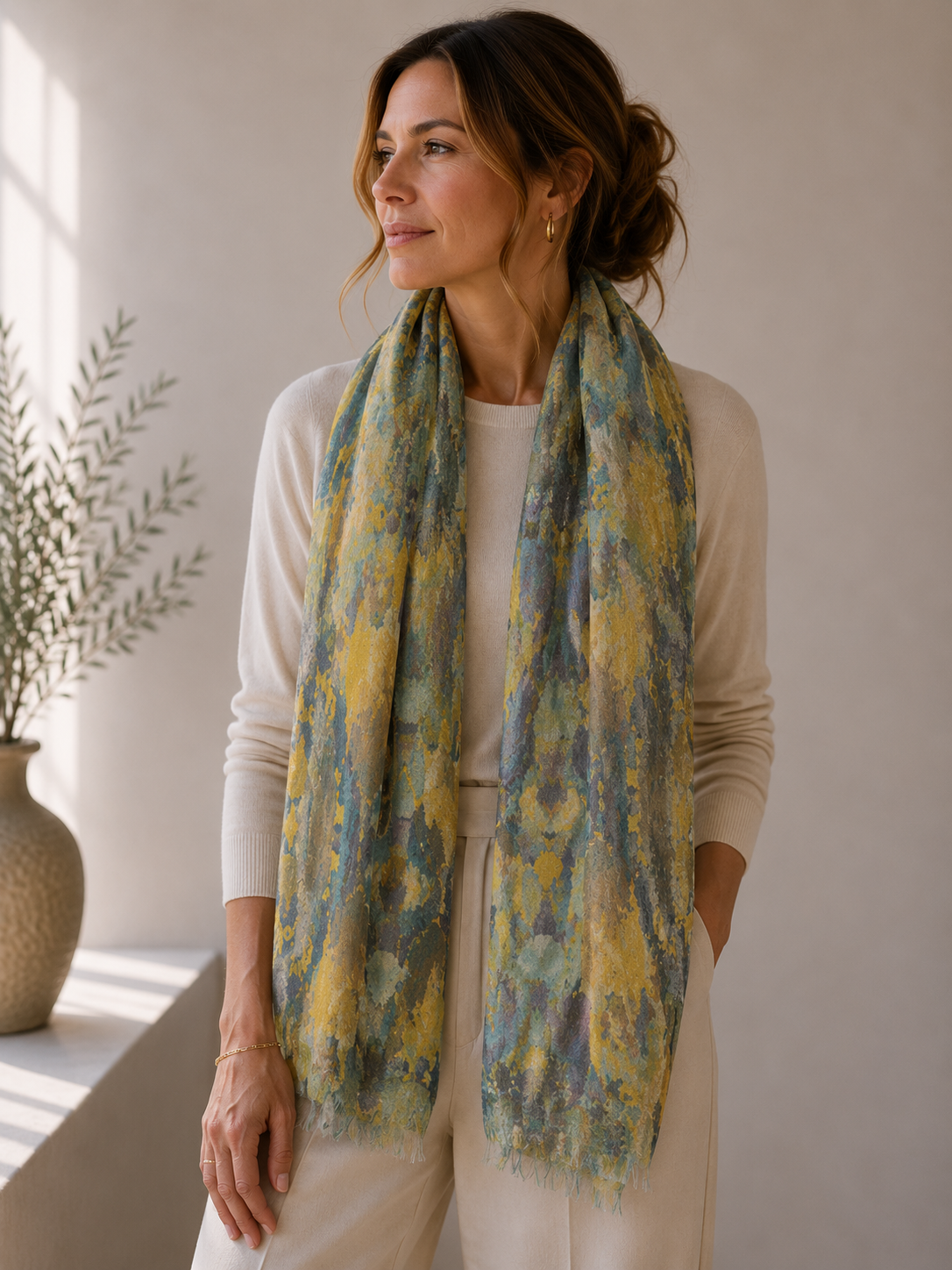 Scarf - 100% Silk - 22127C