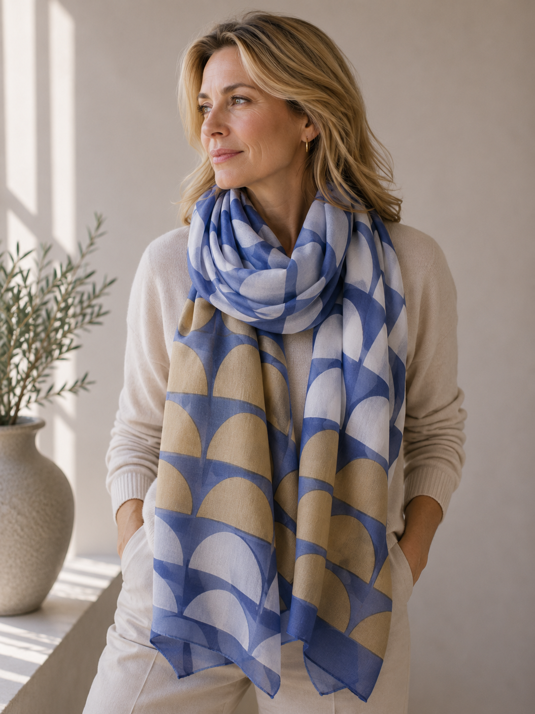 Scarf - 100% silk - 22068D