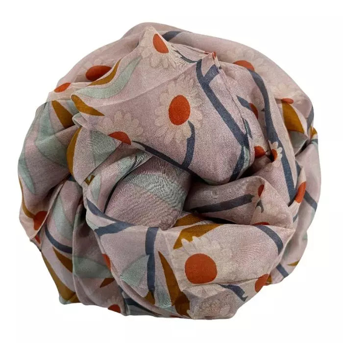 Schal - Aperitif - 100 % Seide - Paper-daisy - 22154