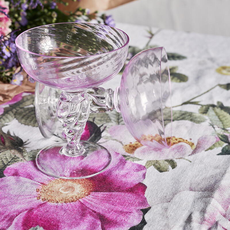 Tischdecke - Koustrup & Co. - Rose Flower Garden - 145x220cm - 100% Leinen - Design Jim Lyngvild
