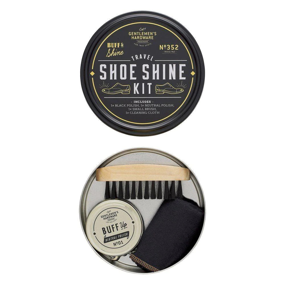 Skopudsesæt Travel Shoe Shine fra Gentlemen's Hardware no.352