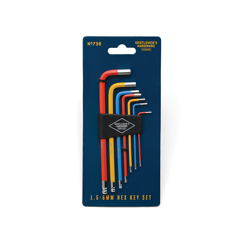 Farvede umbraconøgler fra Gentlemen's Hardware