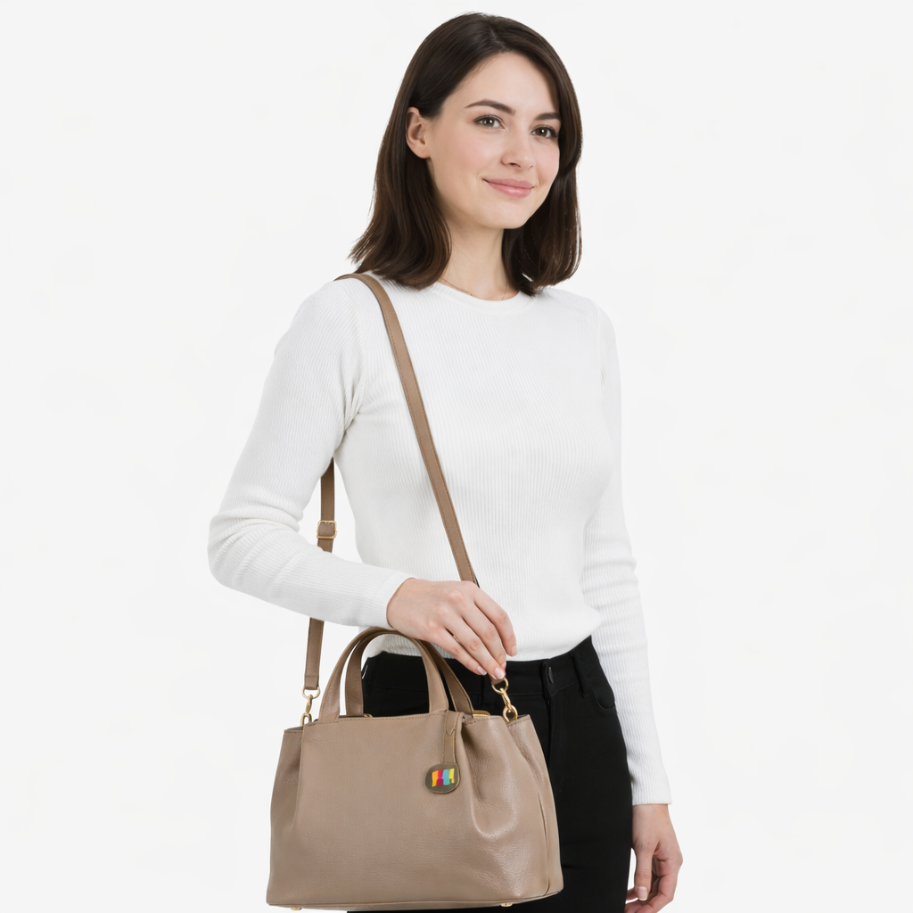 MyWalit Verona håndtaske | elegant og farverig skindtaske -style 1961
