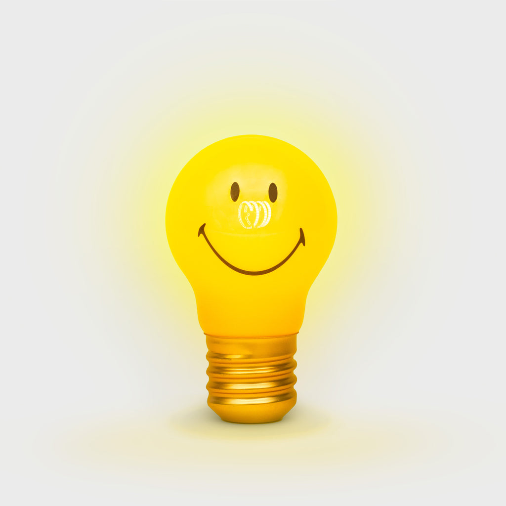 Smiley - Opladelig glødelampe - SuckUK