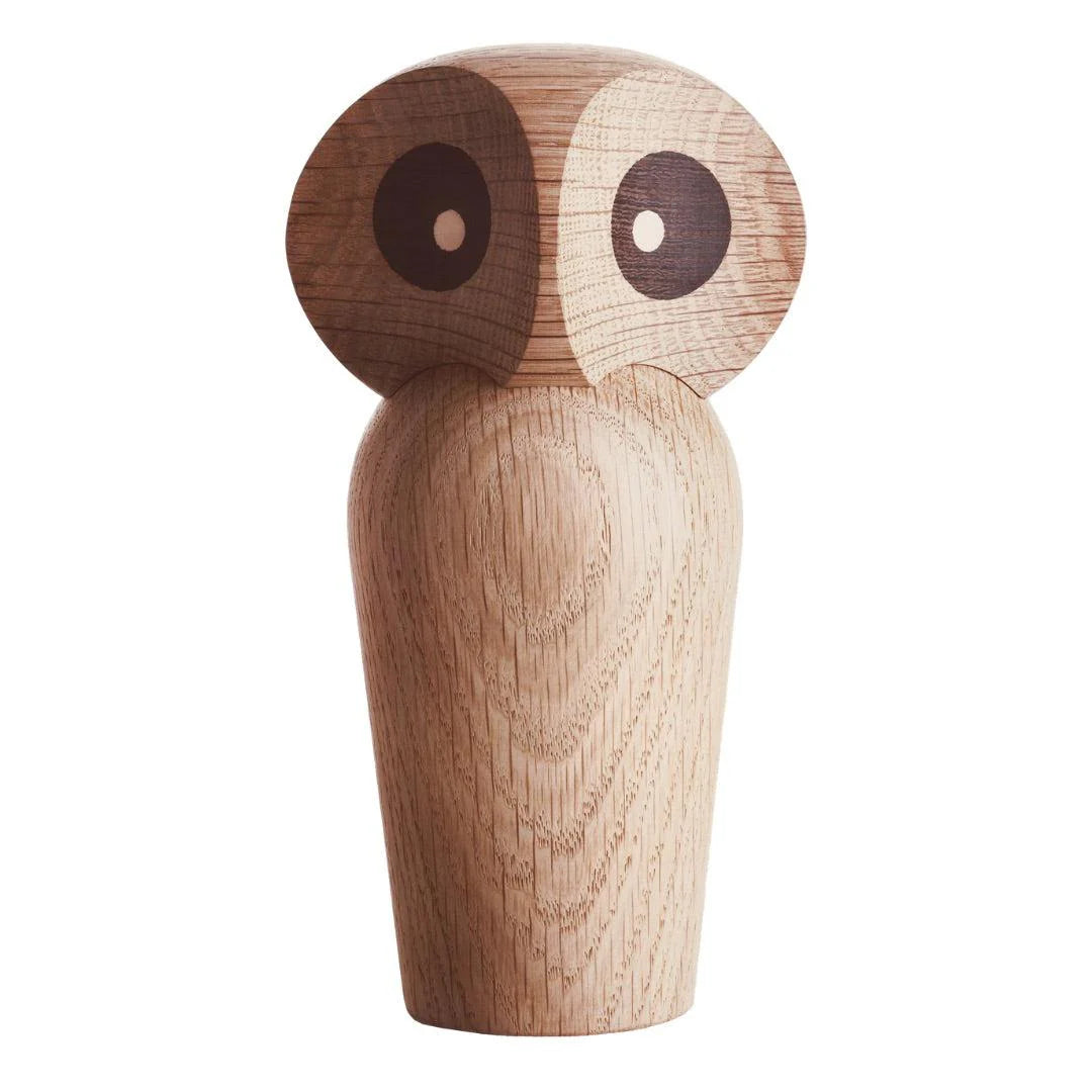 Architectmade Owl – iconic wooden figure with rotatable head