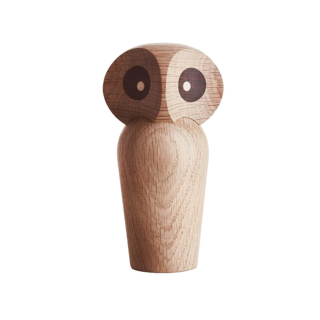Architectmade Owl – iconic wooden figure with rotatable head