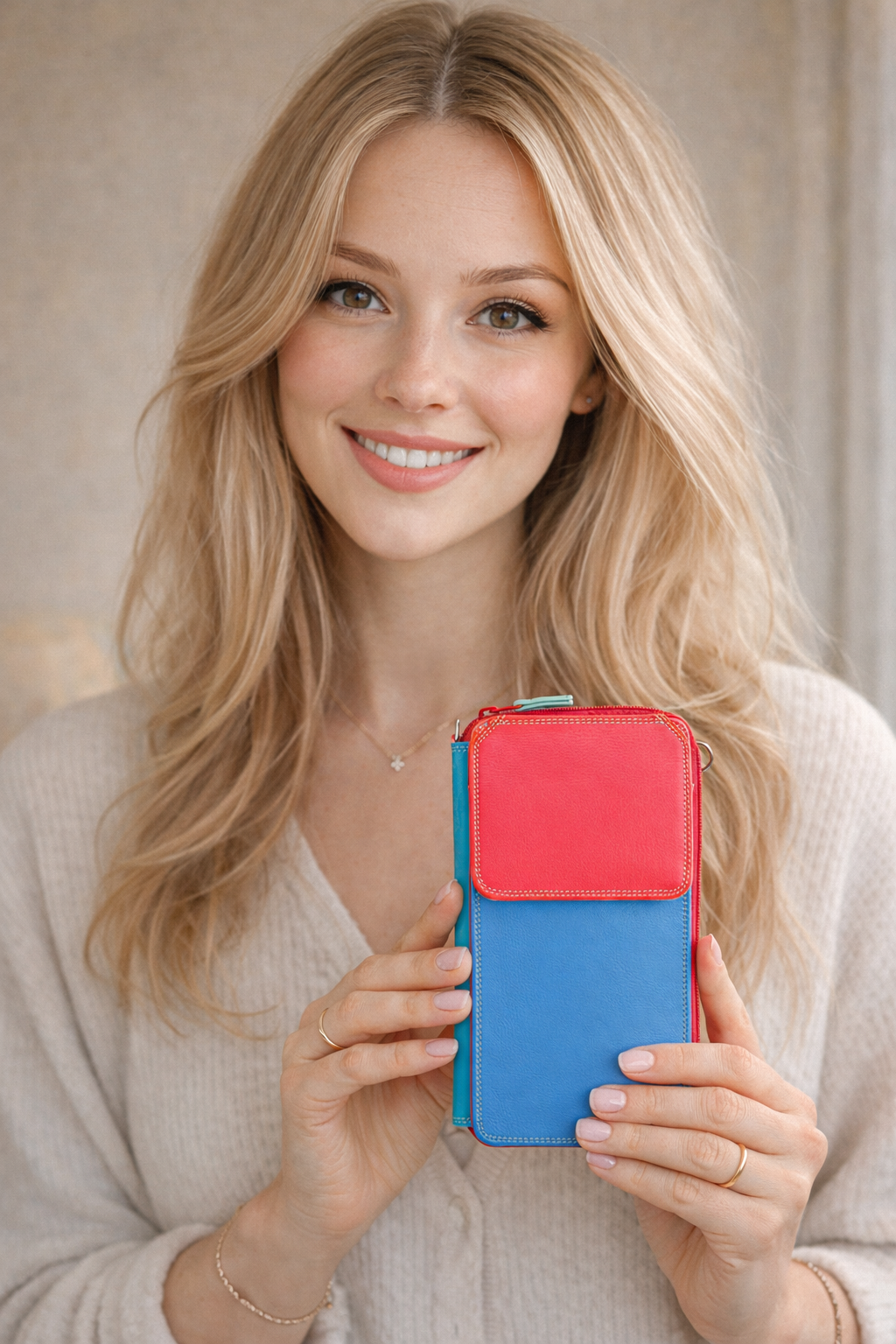 MyWalit smartphone-holder & pung med skulderstrop | multifunktionel taske - style 1220