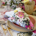 Stoffservietten – (2 Stk.) – Koustrup & co. – Rose Flower Garden – 100% Leinen – Design Jim Lyngvild