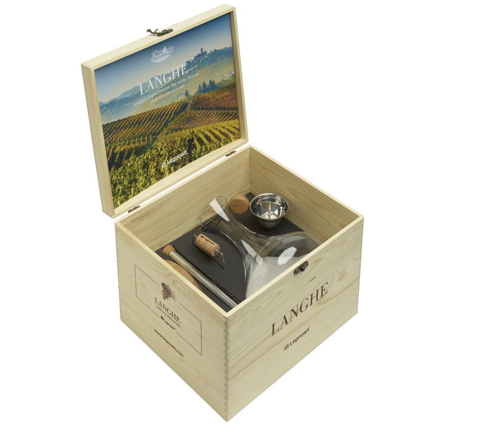 Legnoart LANGHE Wein Dekantierset