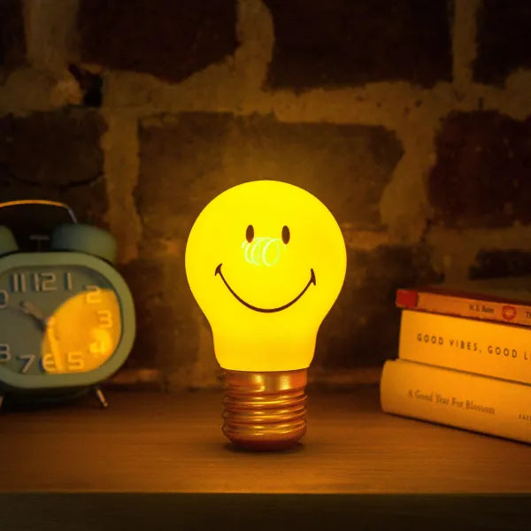 Smiley - Opladelig glødelampe - SuckUK