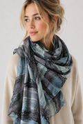 Scarf - 100% Silk - Summer Rain - Aperitif