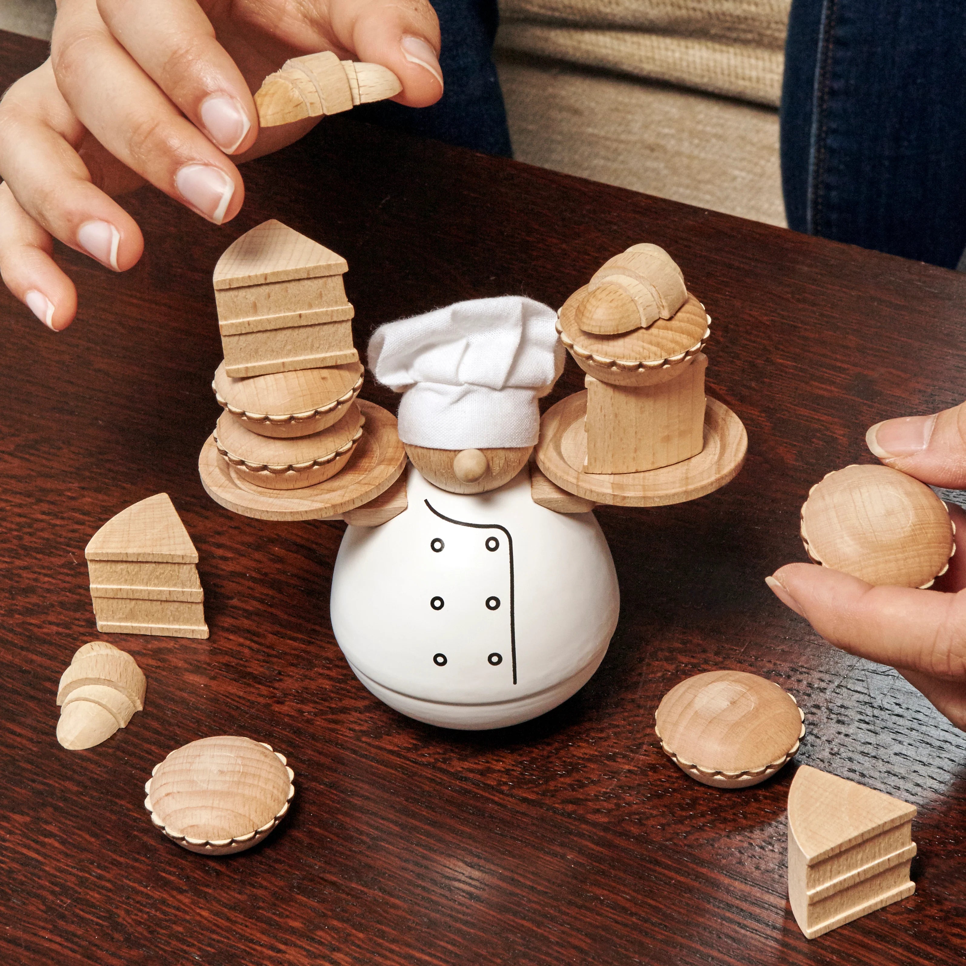 Balance The Baker – fun wooden balancing game for the whole family