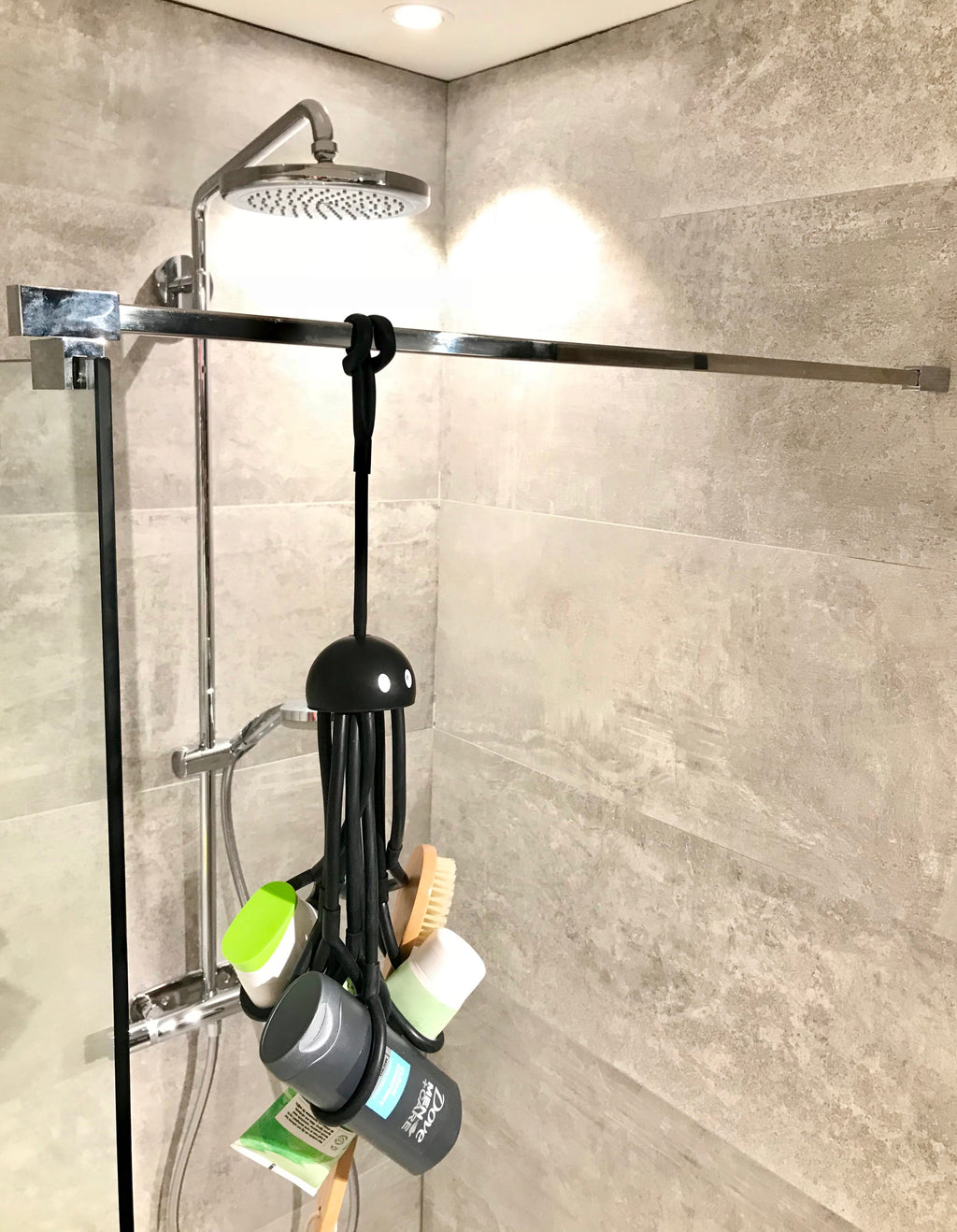 Blæksprutte - Shower Octopus - Organizer til shampooflasker m.m.