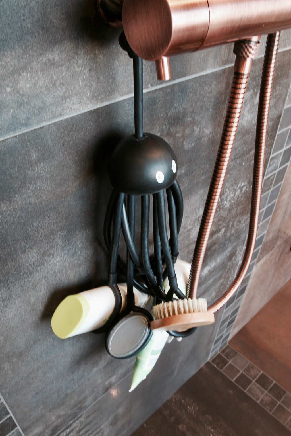 Blæksprutte - Shower Octopus - Organizer til shampooflasker m.m.