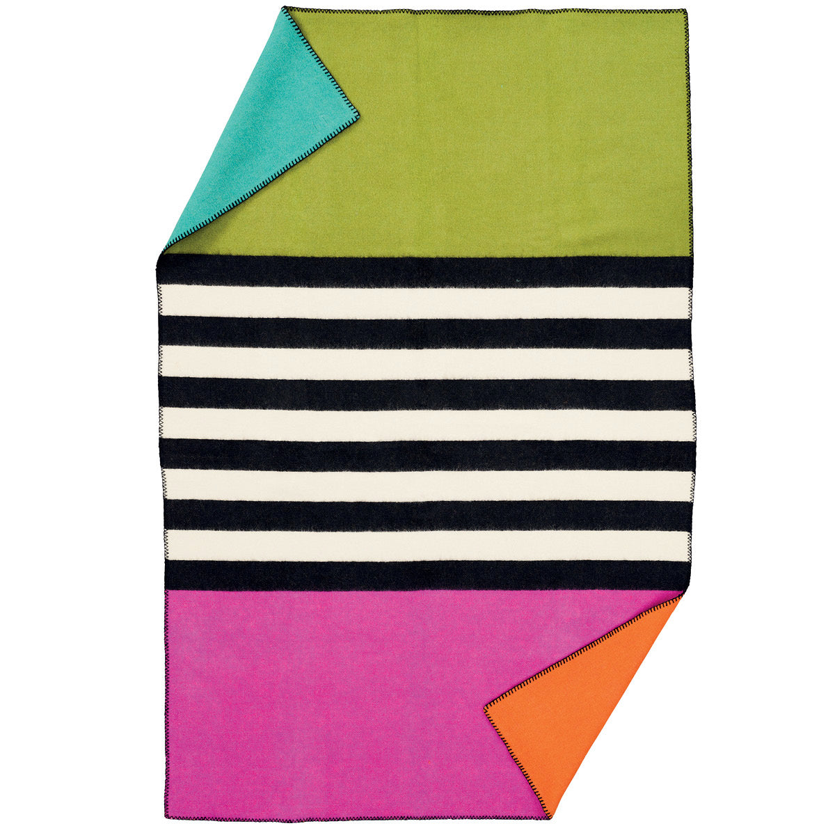 Wolldecke - Klippan - Blanket for life -Thin stripe