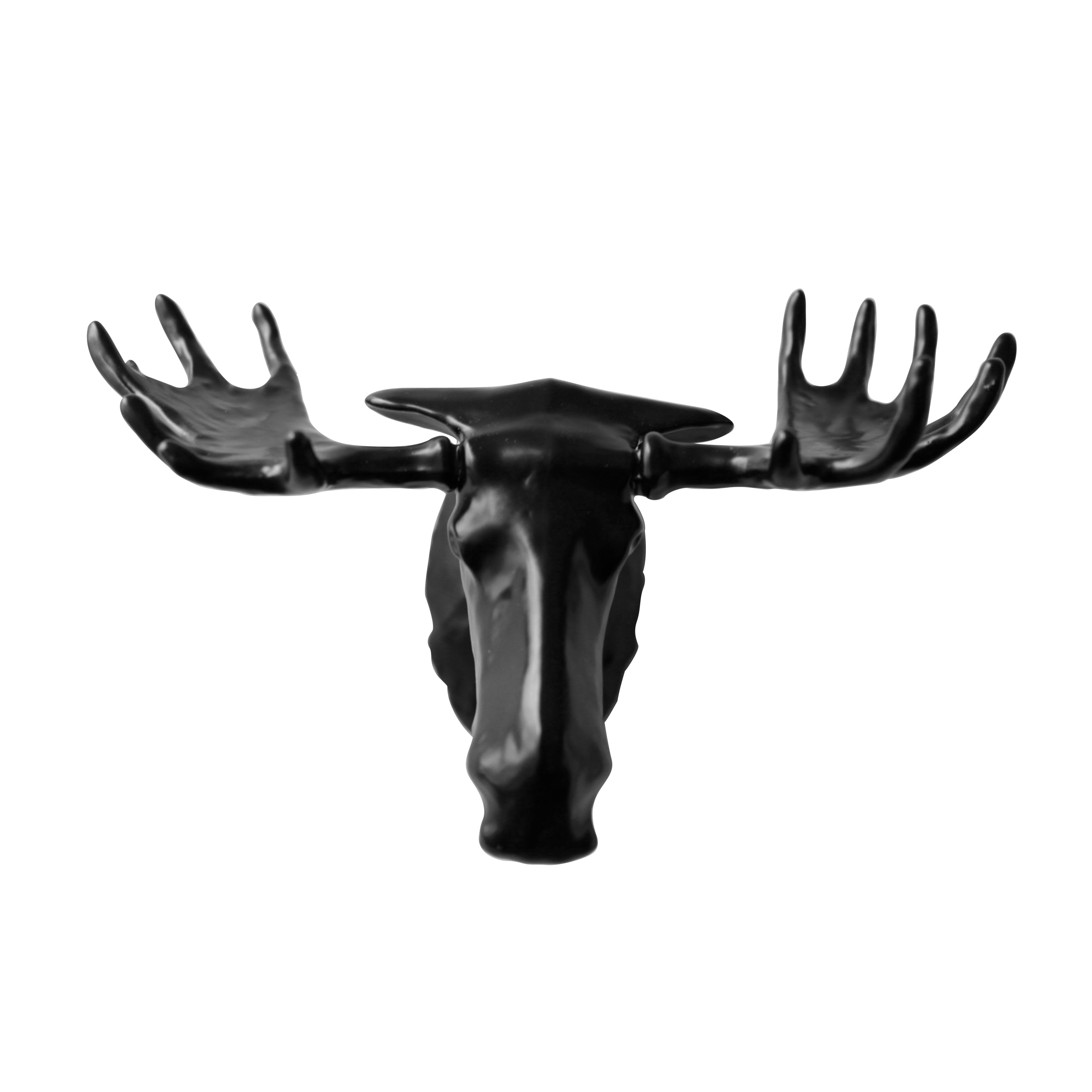 Moose Hook / Elg knage – dekorativt gevir­sdesign til væg