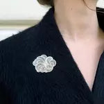 Magnetisk broche - guld - lille - Tout Simplement