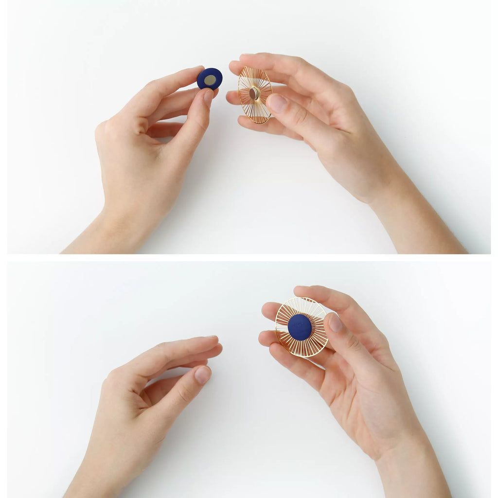 Magnetbrosche - Gold - klein - Tout Simplement