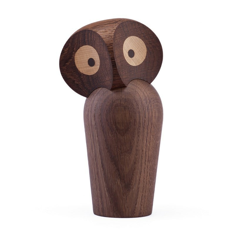 Architectmade Owl – iconic wooden figure with rotatable head