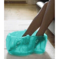 Foot bath for travel - Inflatable - Turquoise blue
