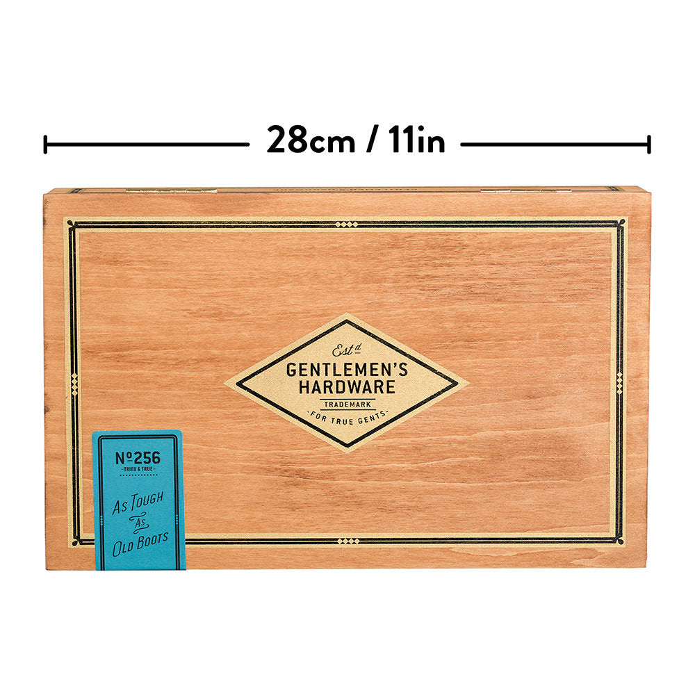 Shoe Shine Kit - Exclusive Set in Wooden Box - Gentlemen's Hardware