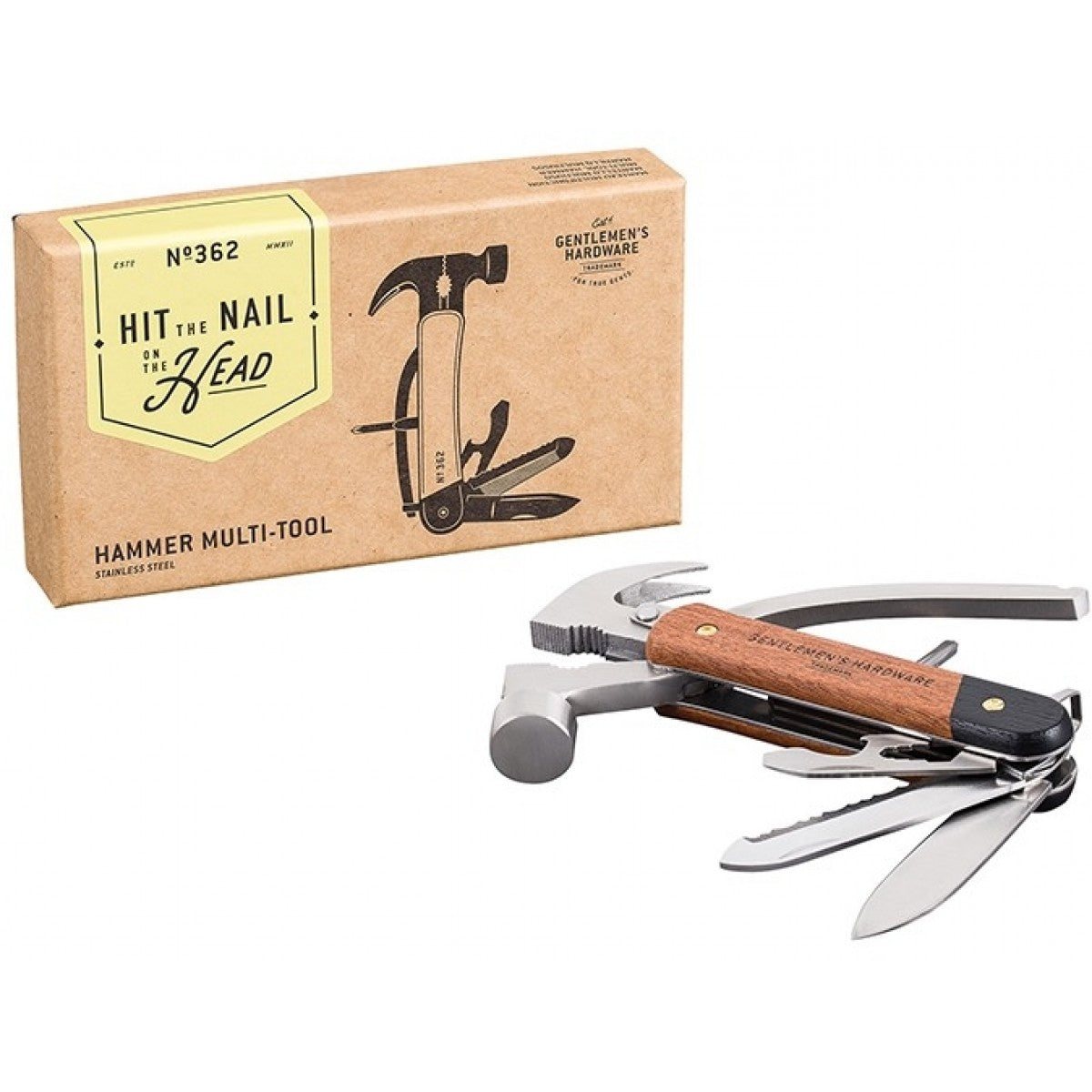 Multi Tool - Hammer m/ekstraudstyr - Gentlemens Hardware
