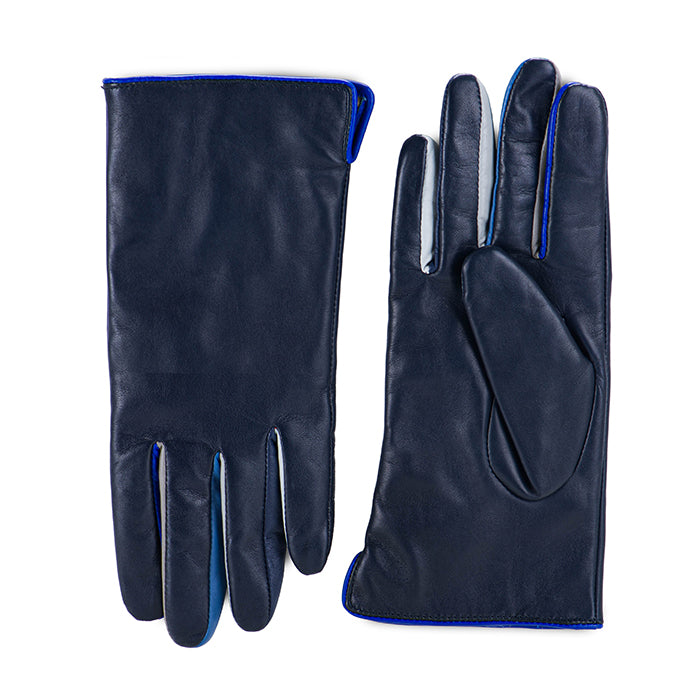 Mywalit Handschuhe – Blau – Lammleder gefüttert mit weicher Wolle